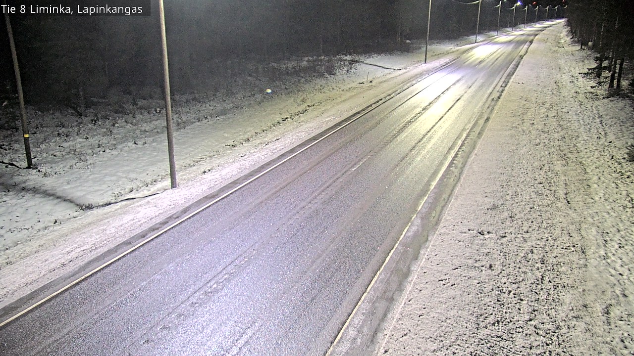 Weather Camera Image Road 8 Liminka, Lapinkangas, Liminka, Pohjois-Pohjanmaa
