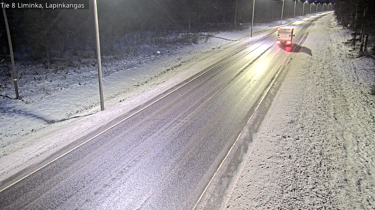 Weather Camera Image Road 8 Liminka, Lapinkangas, Liminka, Pohjois-Pohjanmaa