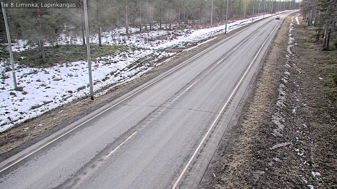 Weather Camera Image Road 8 Liminka, Lapinkangas, Liminka, Pohjois-Pohjanmaa