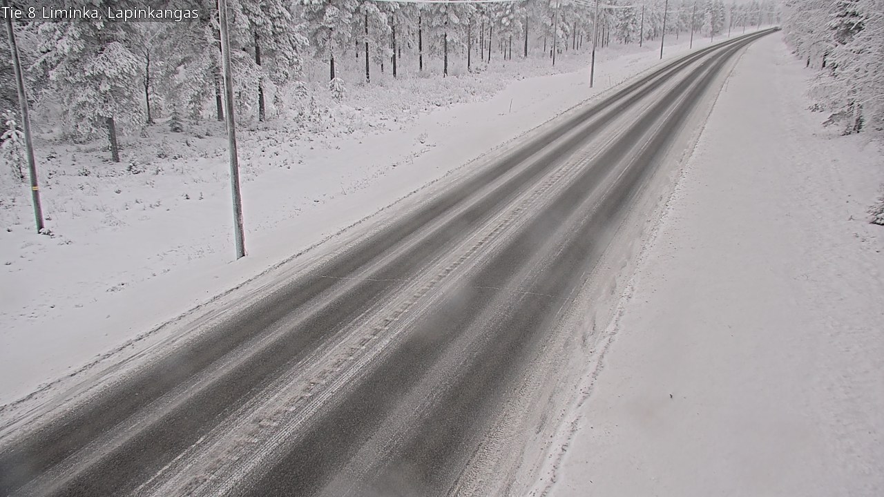 Weather Camera Image Road 8 Liminka, Lapinkangas, Liminka, Pohjois-Pohjanmaa