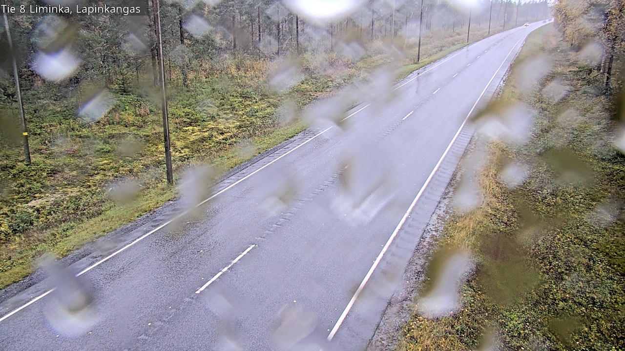 Weather Camera Image Road 8 Liminka, Lapinkangas, Liminka, Pohjois-Pohjanmaa