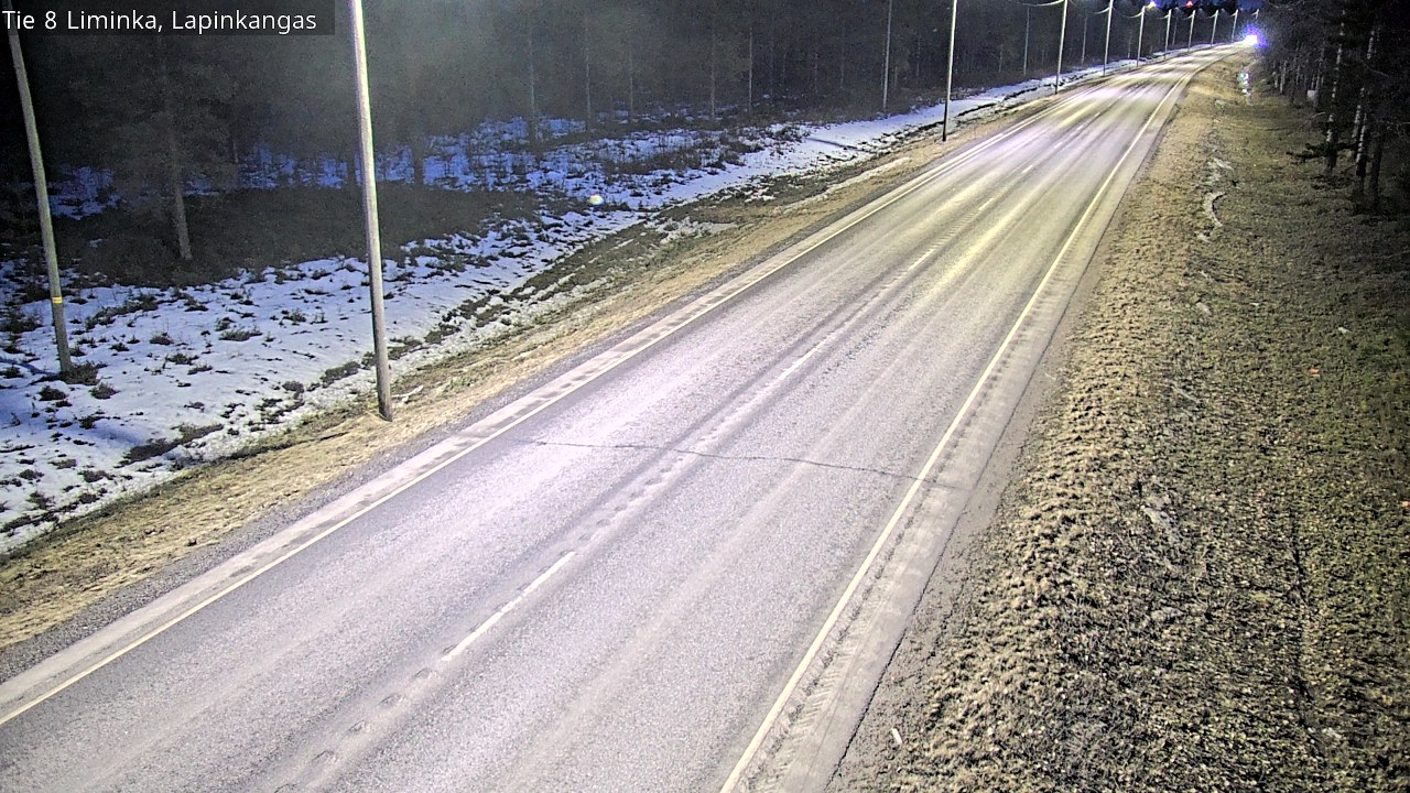 Weather Camera Image Väg 8 Liminka, Lapinkangas, Liminka, Pohjois-Pohjanmaa