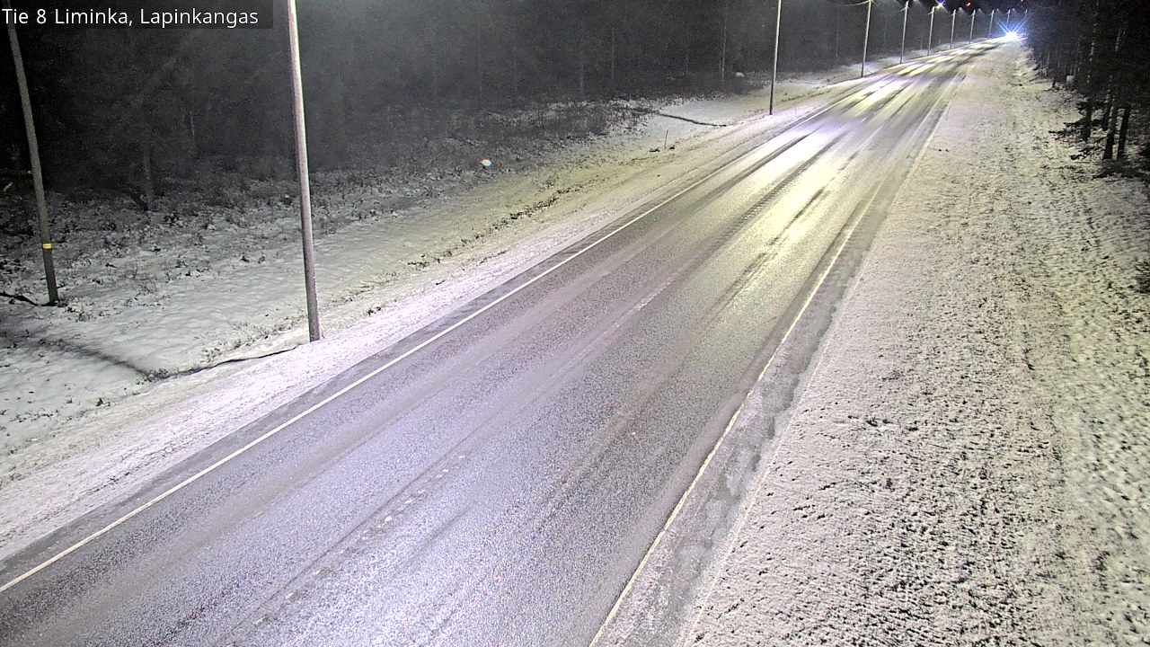 Weather Camera Image Road 8 Liminka, Lapinkangas, Liminka, Pohjois-Pohjanmaa