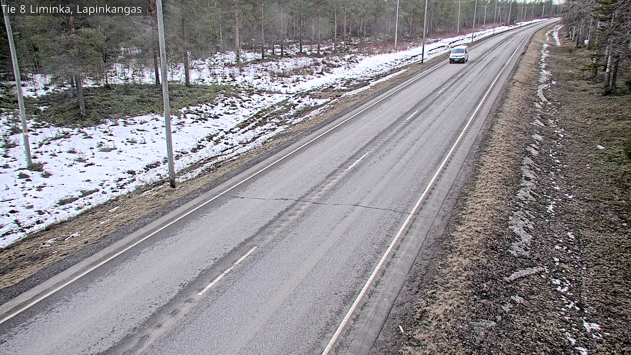 Weather Camera Image Road 8 Liminka, Lapinkangas, Liminka, Pohjois-Pohjanmaa
