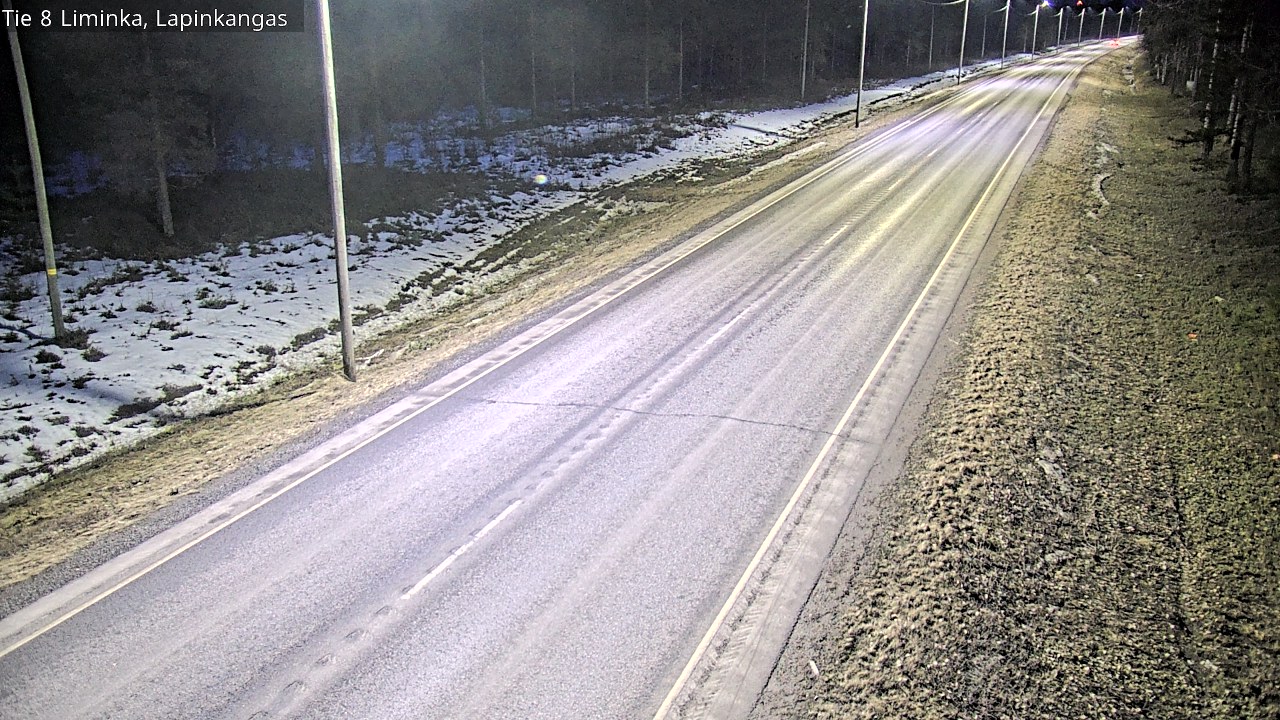 Weather Camera Image Väg 8 Liminka, Lapinkangas, Liminka, Pohjois-Pohjanmaa