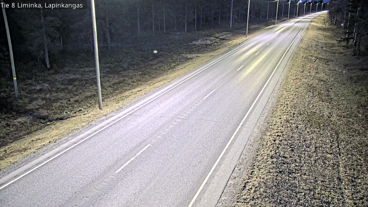 Weather Camera Image Road 8 Liminka, Lapinkangas, Liminka, Pohjois-Pohjanmaa