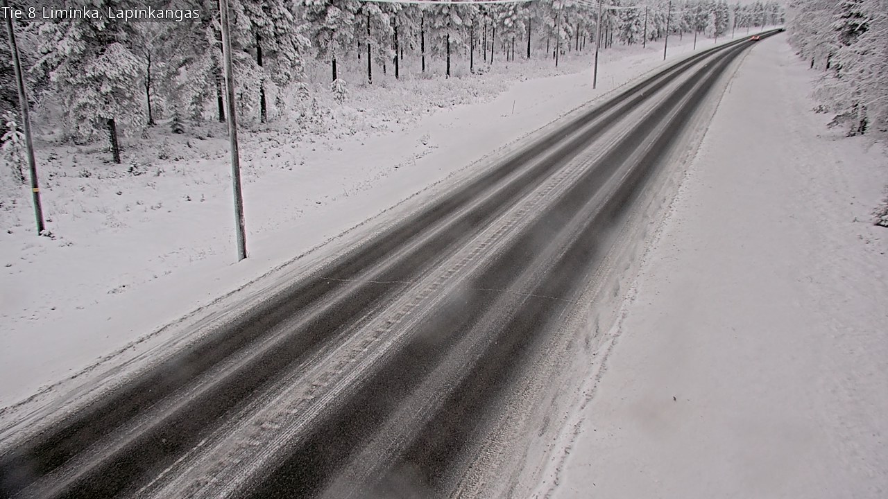 Weather Camera Image Road 8 Liminka, Lapinkangas, Liminka, Pohjois-Pohjanmaa