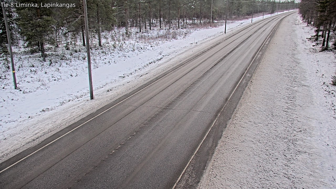 Weather Camera Image Road 8 Liminka, Lapinkangas, Liminka, Pohjois-Pohjanmaa