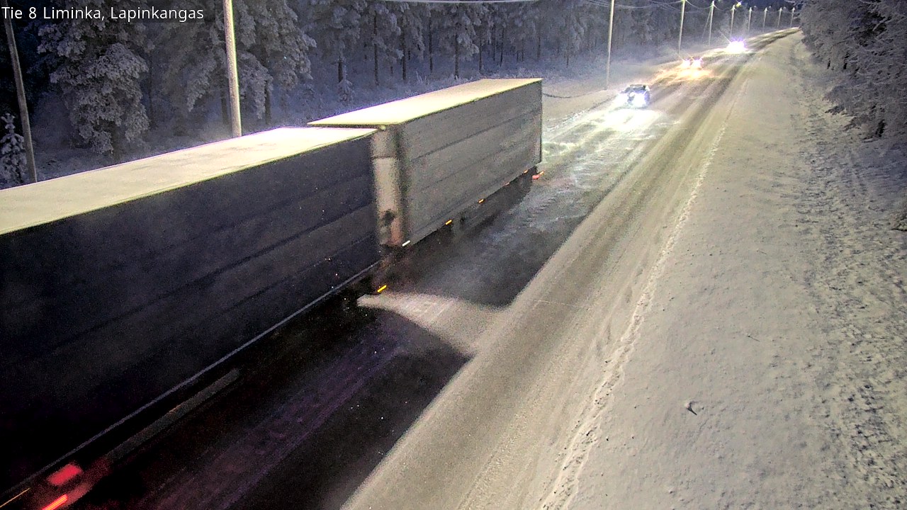 Weather Camera Image Road 8 Liminka, Lapinkangas, Liminka, Pohjois-Pohjanmaa
