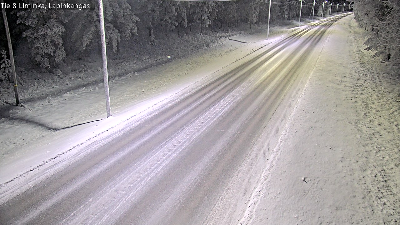 Weather Camera Image Väg 8 Liminka, Lapinkangas, Liminka, Pohjois-Pohjanmaa