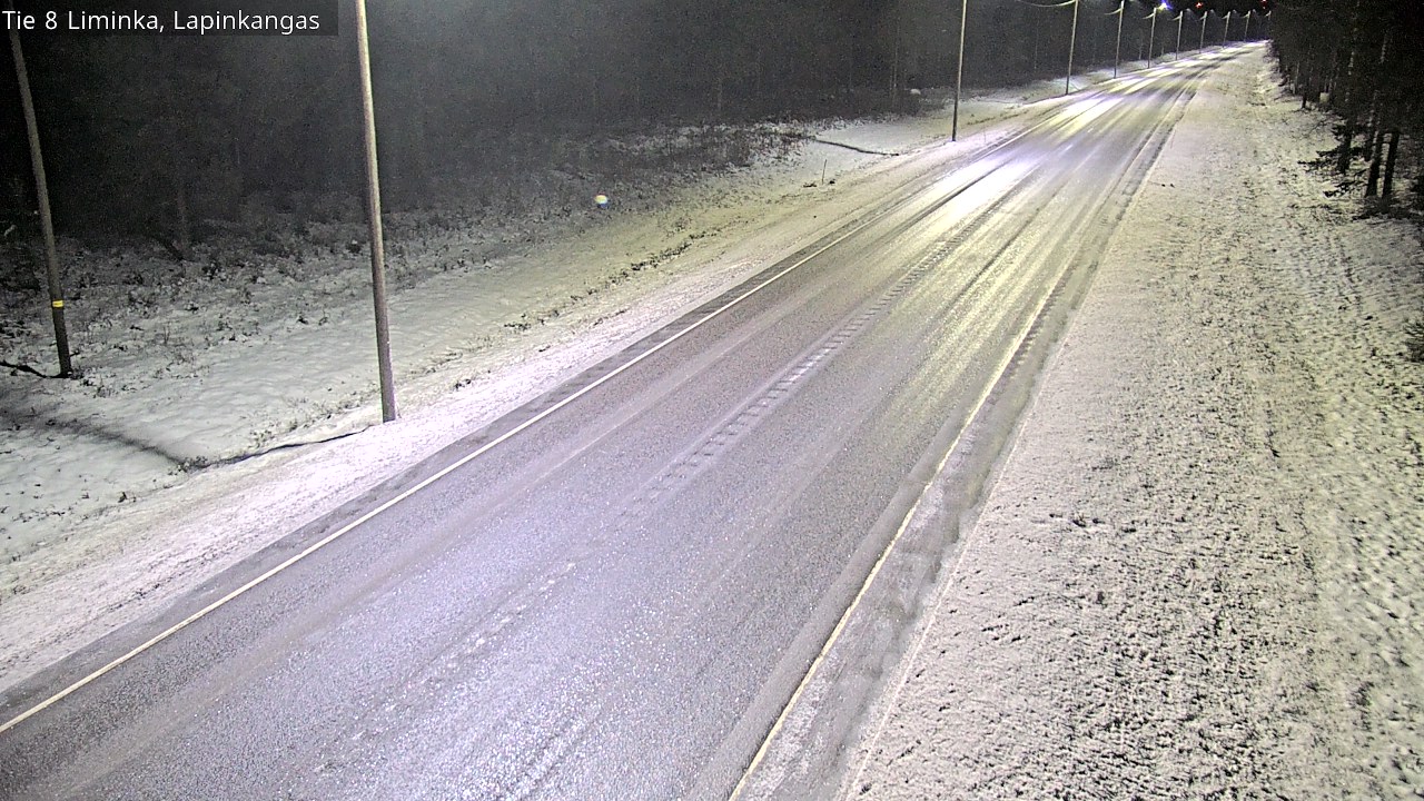 Weather Camera Image Road 8 Liminka, Lapinkangas, Liminka, Pohjois-Pohjanmaa
