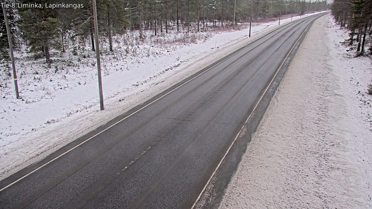 Weather Camera Image Road 8 Liminka, Lapinkangas, Liminka, Pohjois-Pohjanmaa