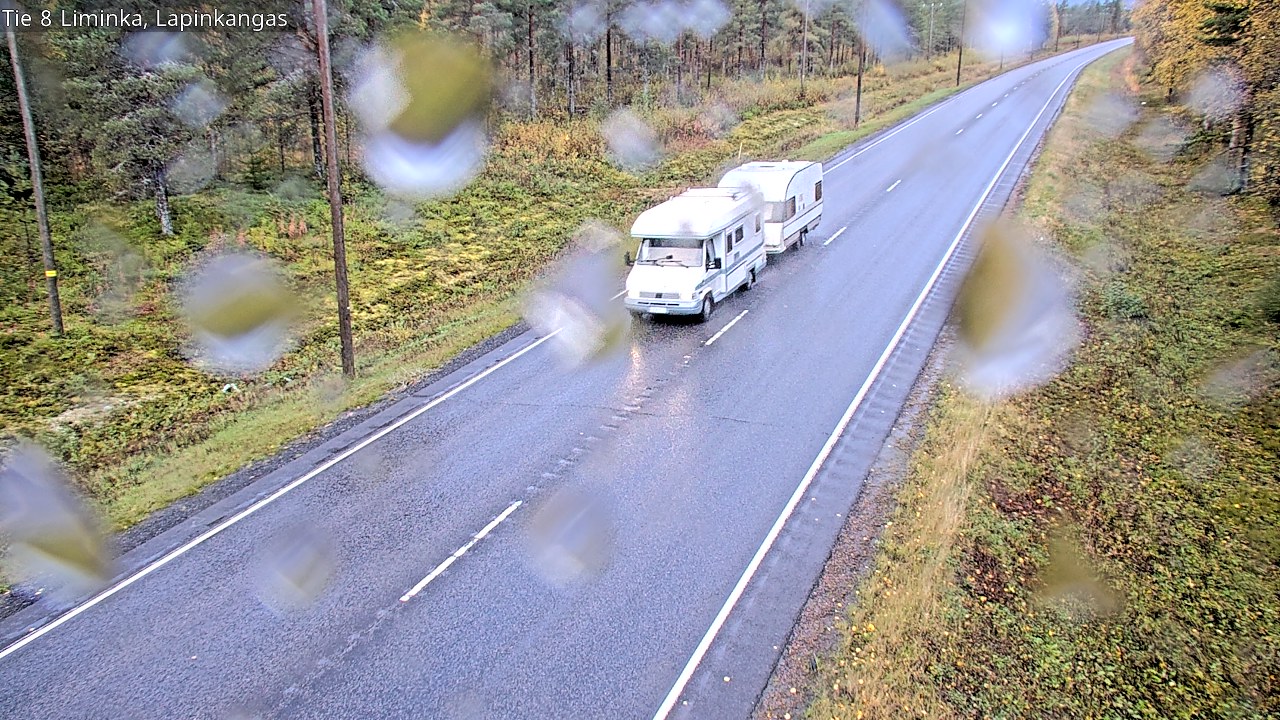 Weather Camera Image Road 8 Liminka, Lapinkangas, Liminka, Pohjois-Pohjanmaa