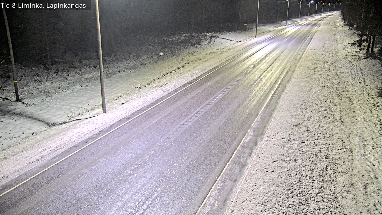 Weather Camera Image Road 8 Liminka, Lapinkangas, Liminka, Pohjois-Pohjanmaa
