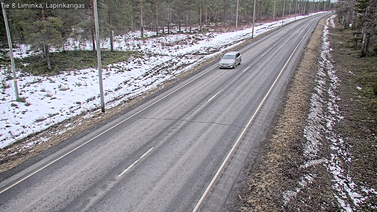 Weather Camera Image Road 8 Liminka, Lapinkangas, Liminka, Pohjois-Pohjanmaa