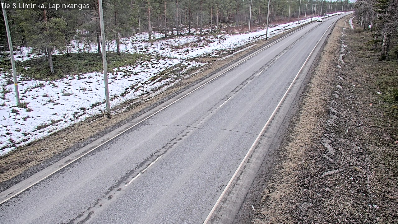 Weather Camera Image Road 8 Liminka, Lapinkangas, Liminka, Pohjois-Pohjanmaa
