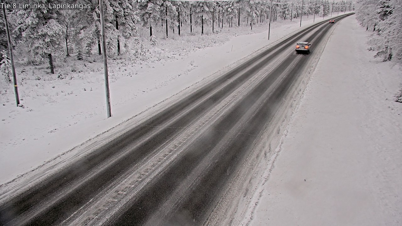 Weather Camera Image Road 8 Liminka, Lapinkangas, Liminka, Pohjois-Pohjanmaa