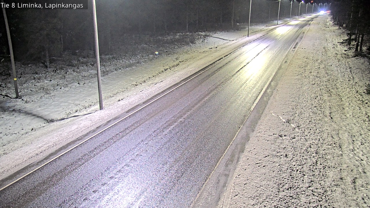 Weather Camera Image Väg 8 Liminka, Lapinkangas, Liminka, Pohjois-Pohjanmaa