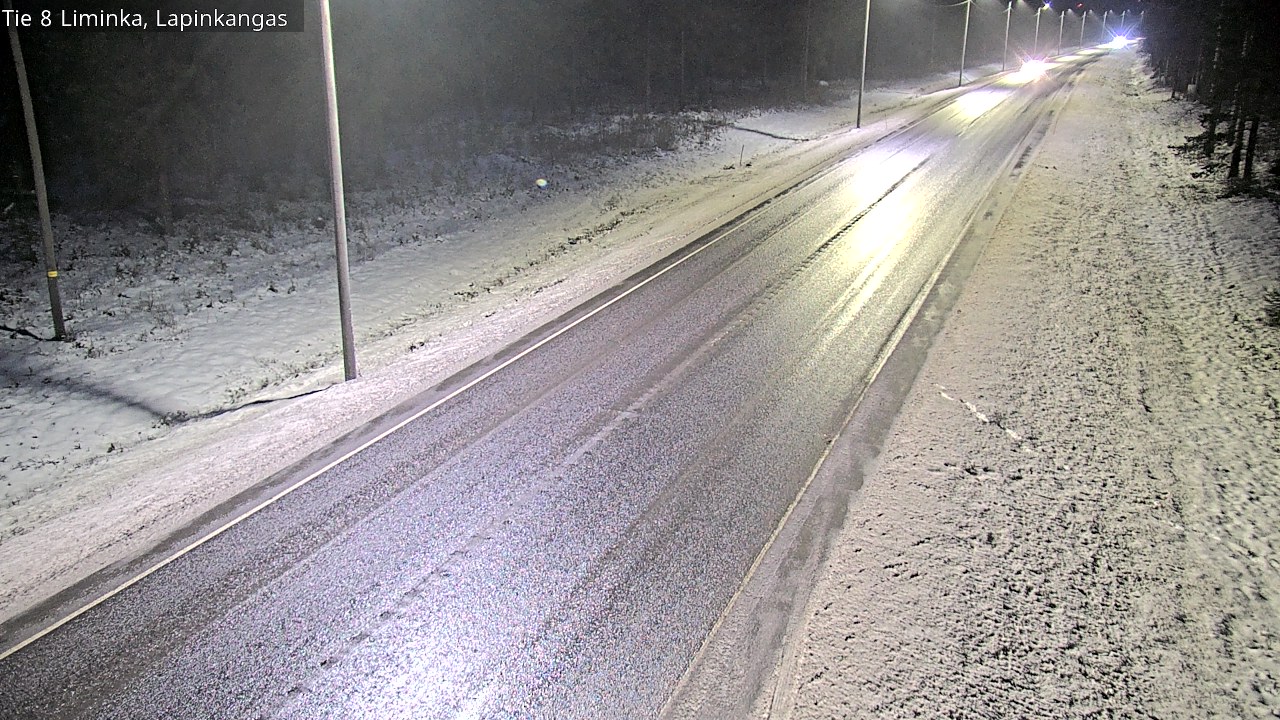 Weather Camera Image Väg 8 Liminka, Lapinkangas, Liminka, Pohjois-Pohjanmaa