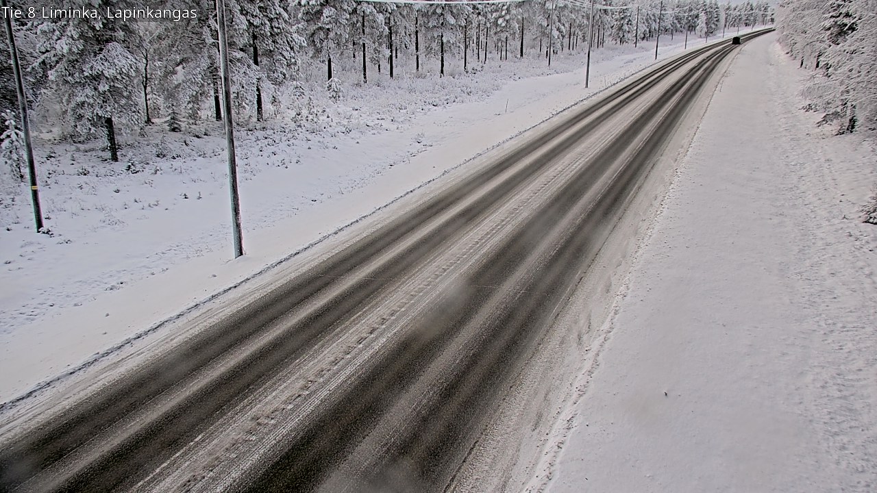 Weather Camera Image Road 8 Liminka, Lapinkangas, Liminka, Pohjois-Pohjanmaa