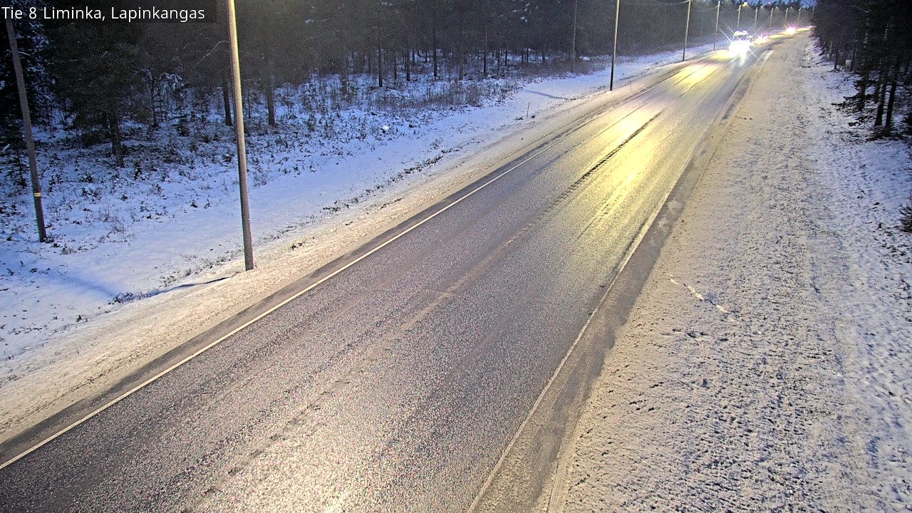 Weather Camera Image Road 8 Liminka, Lapinkangas, Liminka, Pohjois-Pohjanmaa