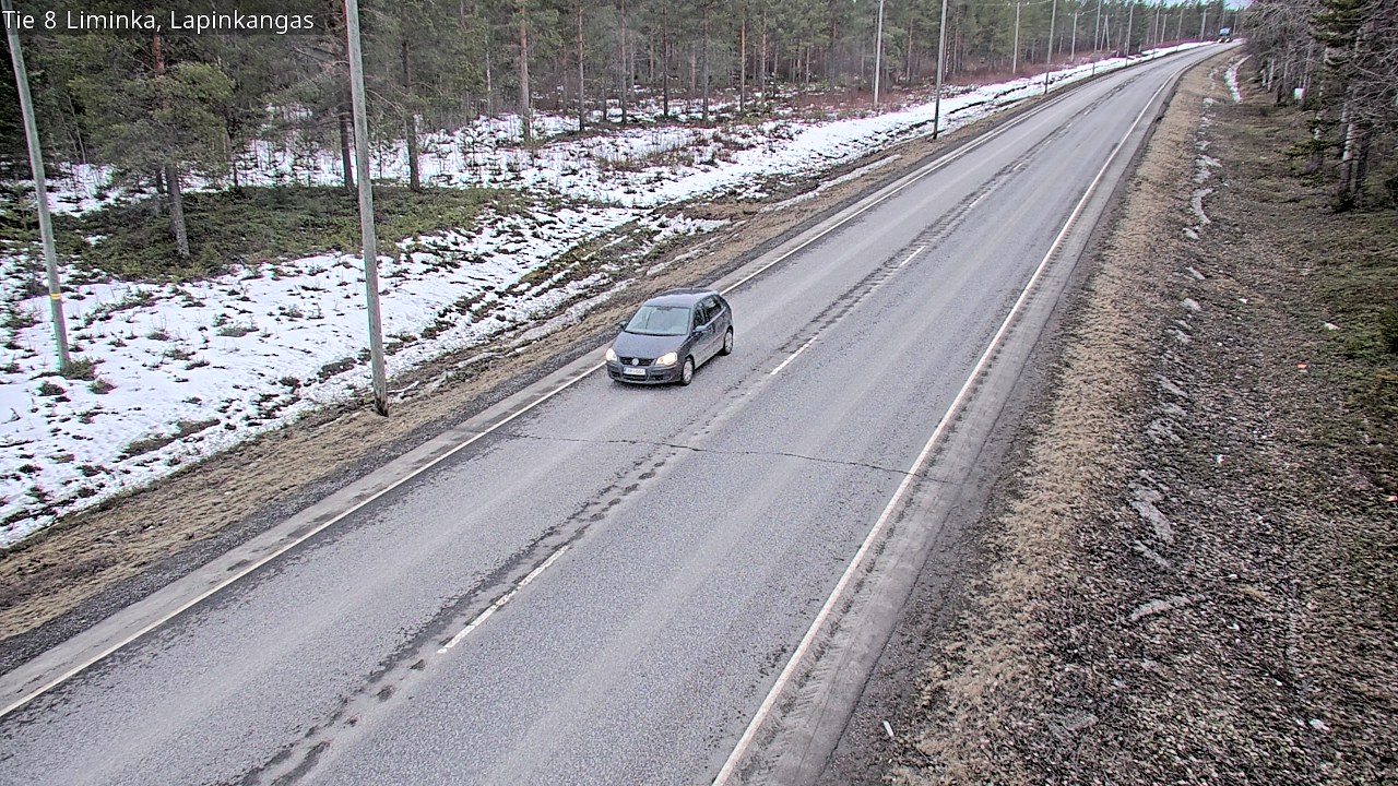 Weather Camera Image Road 8 Liminka, Lapinkangas, Liminka, Pohjois-Pohjanmaa