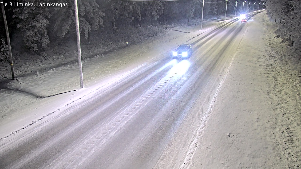 Weather Camera Image Road 8 Liminka, Lapinkangas, Liminka, Pohjois-Pohjanmaa