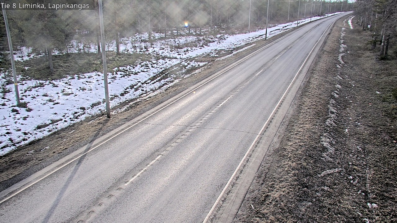 Weather Camera Image Road 8 Liminka, Lapinkangas, Liminka, Pohjois-Pohjanmaa