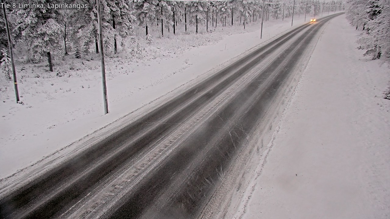 Weather Camera Image Road 8 Liminka, Lapinkangas, Liminka, Pohjois-Pohjanmaa