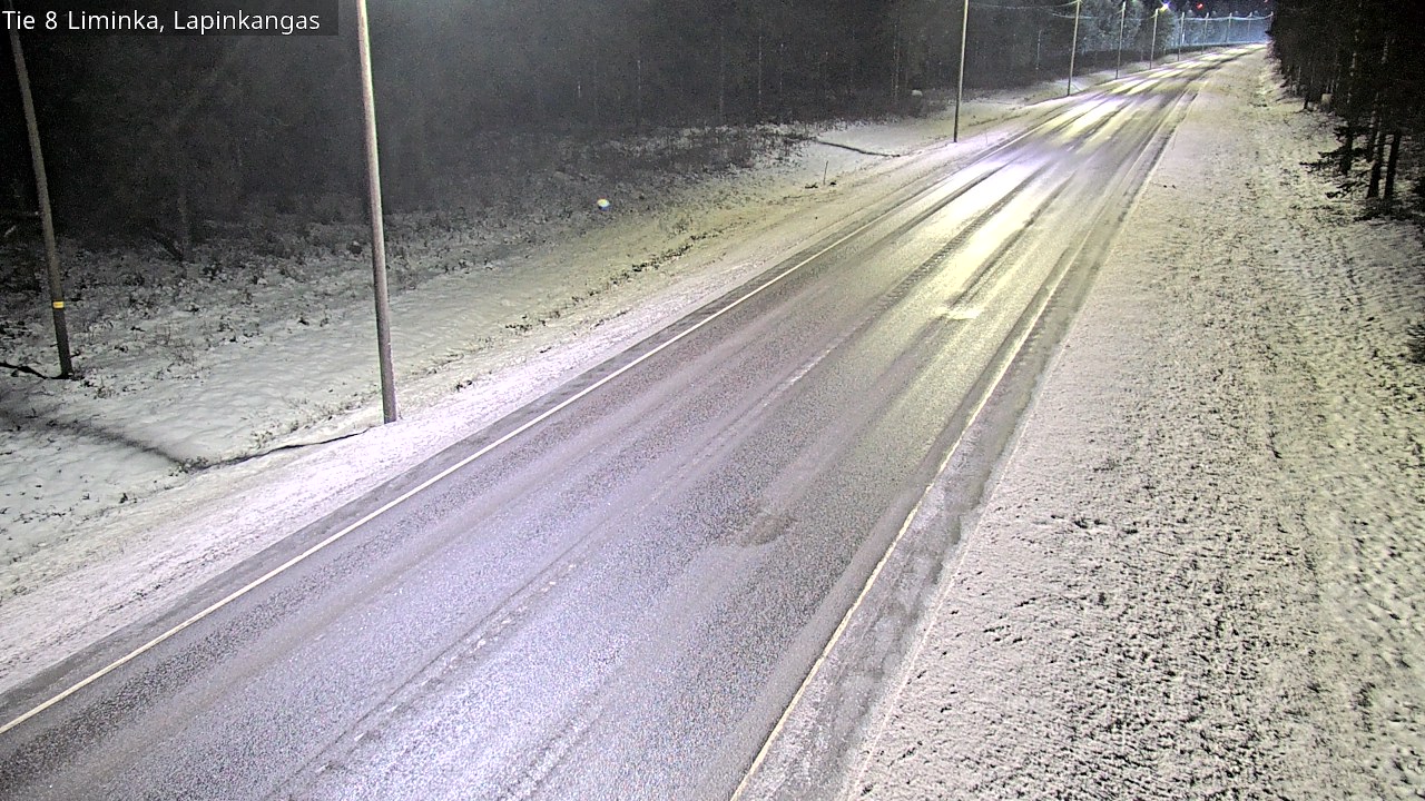 Weather Camera Image Road 8 Liminka, Lapinkangas, Liminka, Pohjois-Pohjanmaa