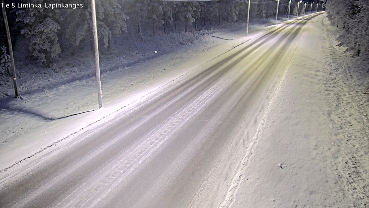 Weather Camera Image Road 8 Liminka, Lapinkangas, Liminka, Pohjois-Pohjanmaa