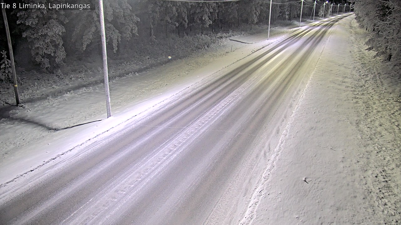 Weather Camera Image Road 8 Liminka, Lapinkangas, Liminka, Pohjois-Pohjanmaa