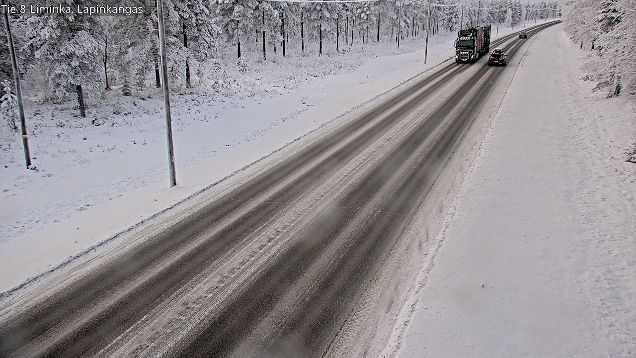 Weather Camera Image Road 8 Liminka, Lapinkangas, Liminka, Pohjois-Pohjanmaa