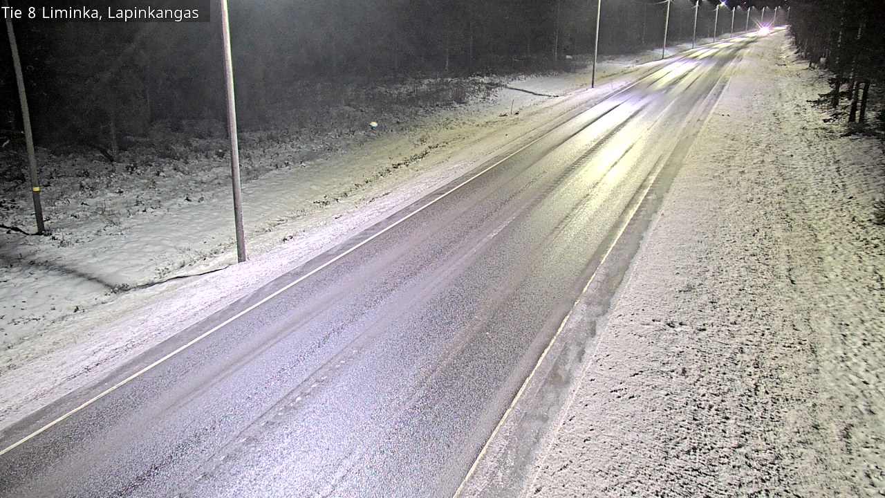 Weather Camera Image Road 8 Liminka, Lapinkangas, Liminka, Pohjois-Pohjanmaa