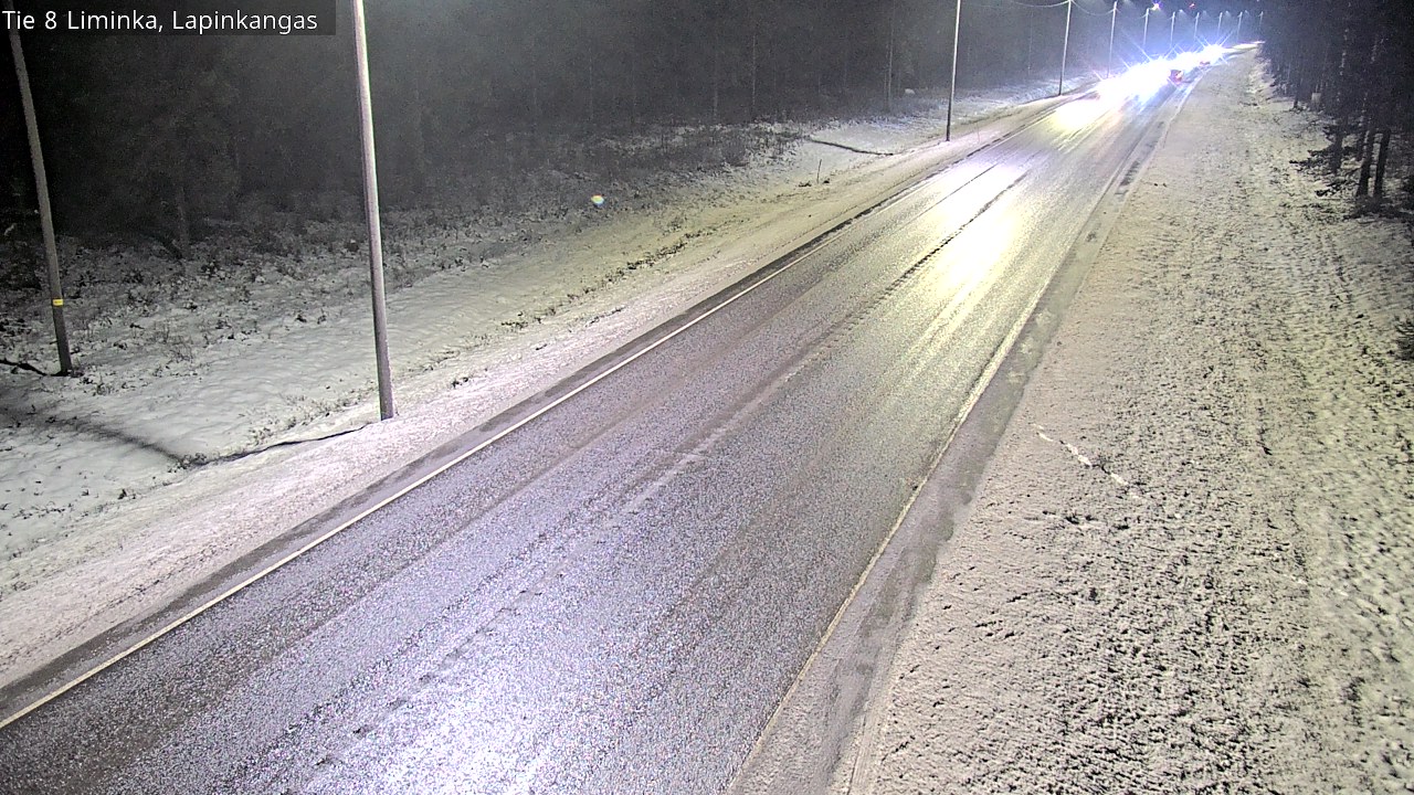 Weather Camera Image Väg 8 Liminka, Lapinkangas, Liminka, Pohjois-Pohjanmaa