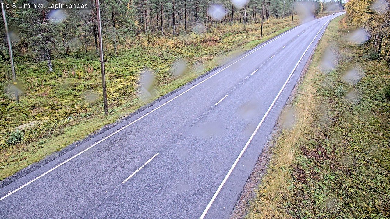 Weather Camera Image Road 8 Liminka, Lapinkangas, Liminka, Pohjois-Pohjanmaa