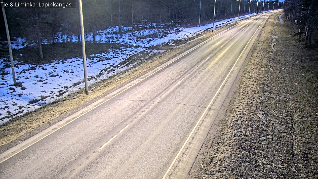 Weather Camera Image Väg 8 Liminka, Lapinkangas, Liminka, Pohjois-Pohjanmaa
