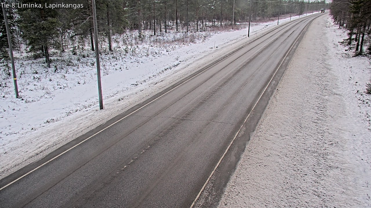 Weather Camera Image Road 8 Liminka, Lapinkangas, Liminka, Pohjois-Pohjanmaa