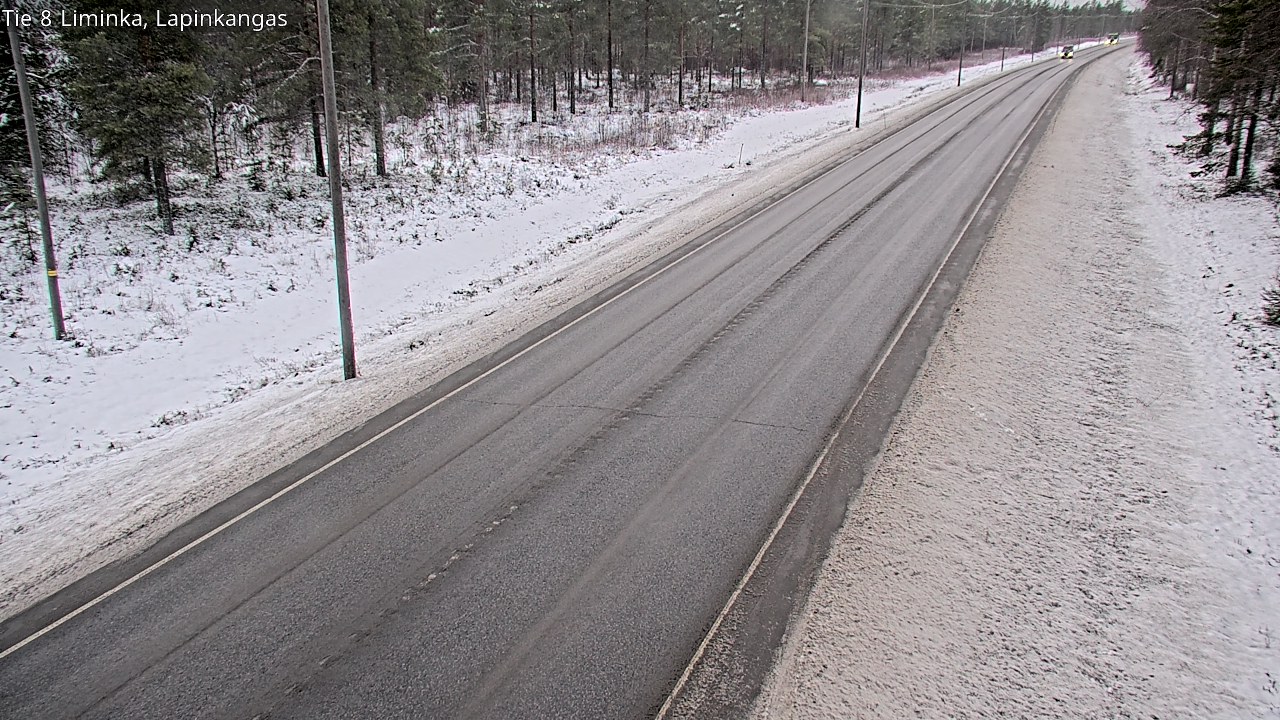 Weather Camera Image Road 8 Liminka, Lapinkangas, Liminka, Pohjois-Pohjanmaa