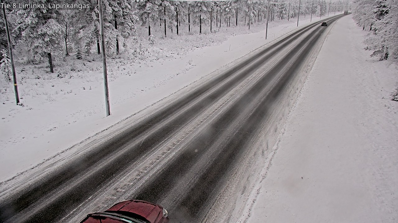 Weather Camera Image Road 8 Liminka, Lapinkangas, Liminka, Pohjois-Pohjanmaa