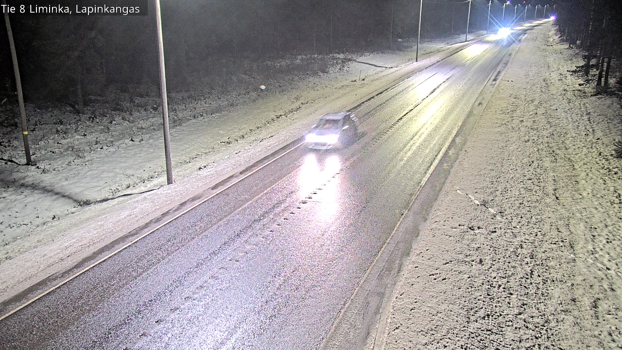 Weather Camera Image Väg 8 Liminka, Lapinkangas, Liminka, Pohjois-Pohjanmaa