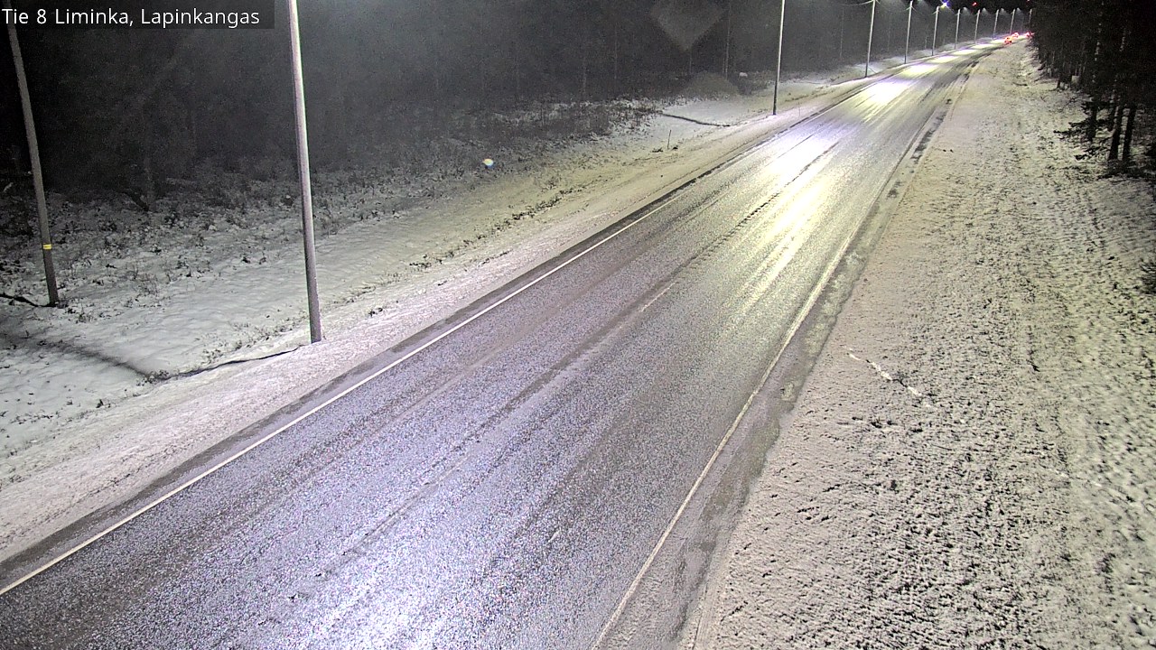 Weather Camera Image Väg 8 Liminka, Lapinkangas, Liminka, Pohjois-Pohjanmaa