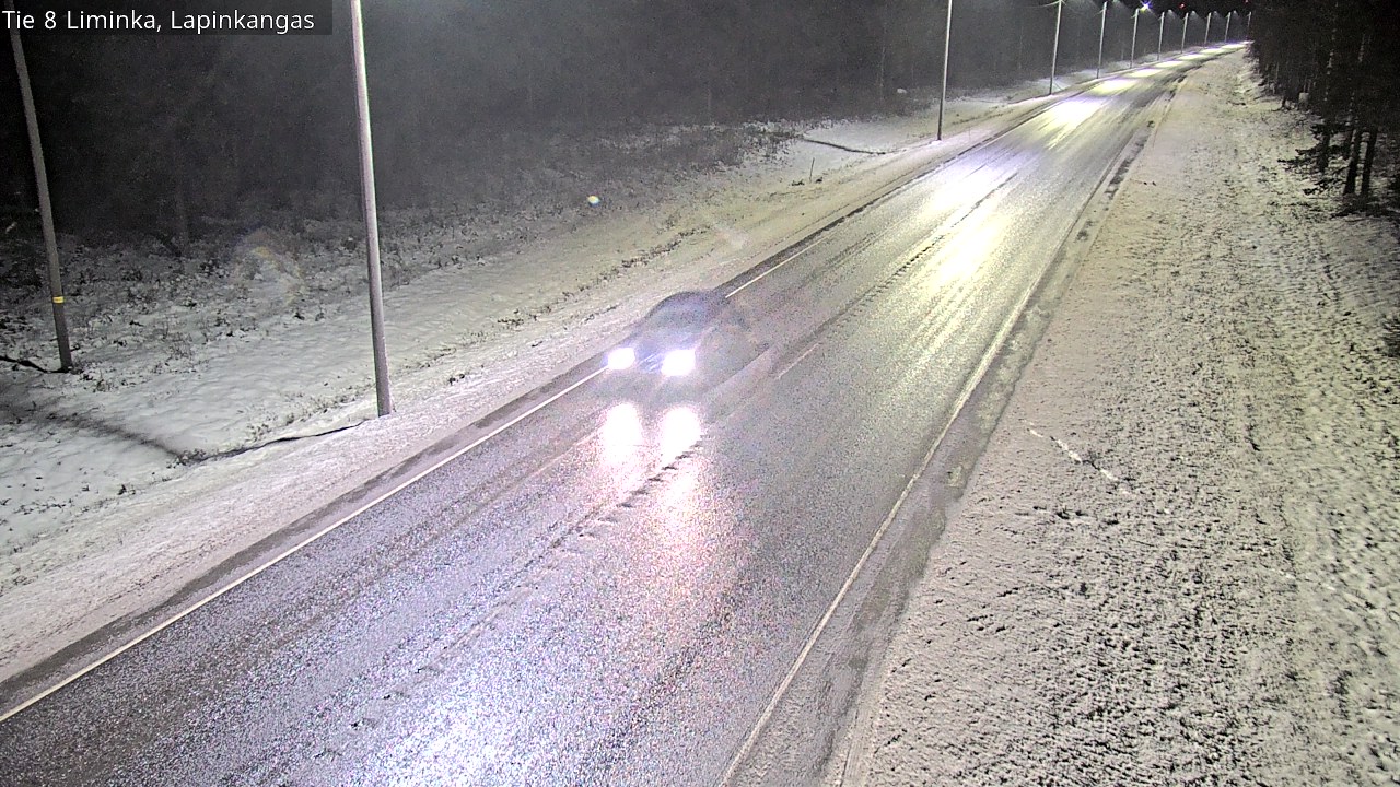 Weather Camera Image Väg 8 Liminka, Lapinkangas, Liminka, Pohjois-Pohjanmaa