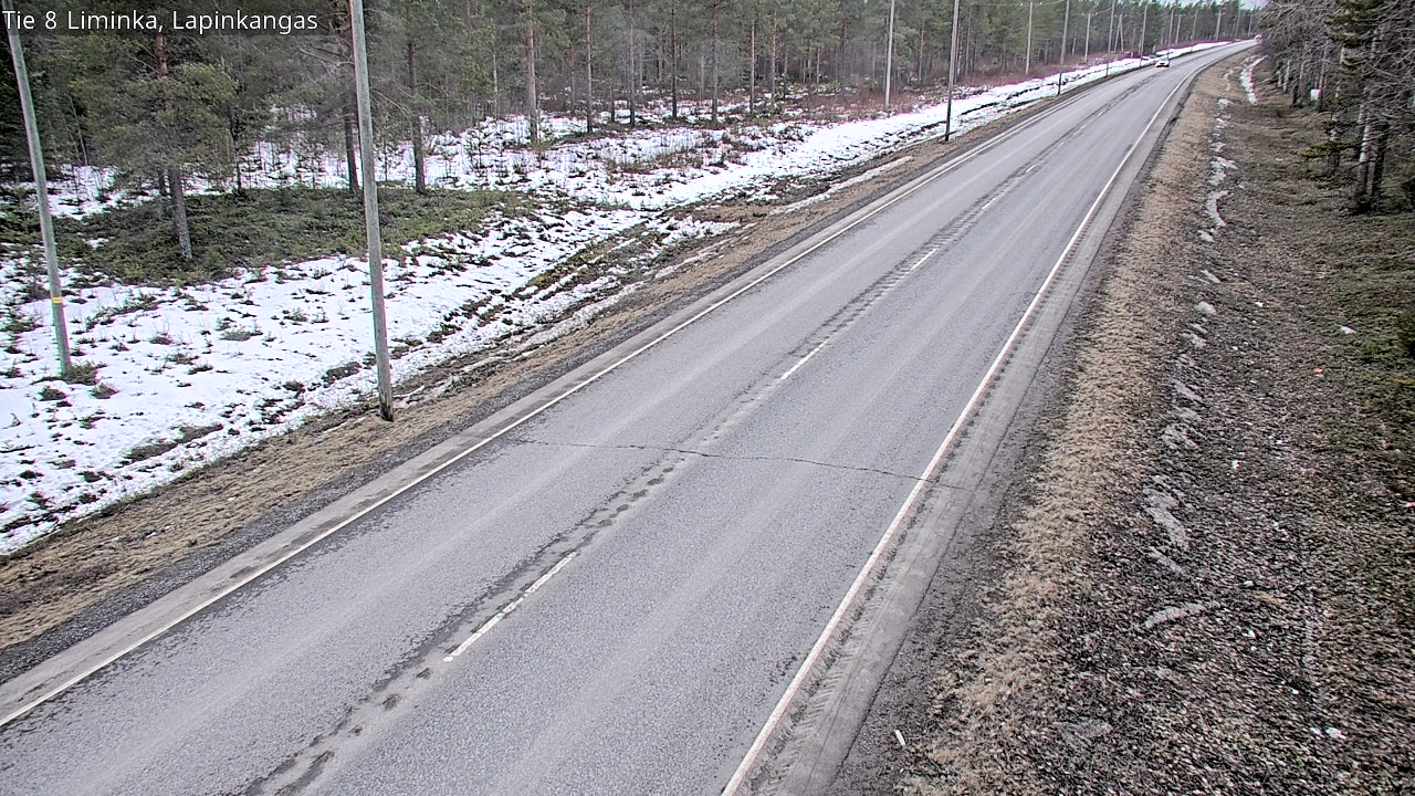 Weather Camera Image Road 8 Liminka, Lapinkangas, Liminka, Pohjois-Pohjanmaa