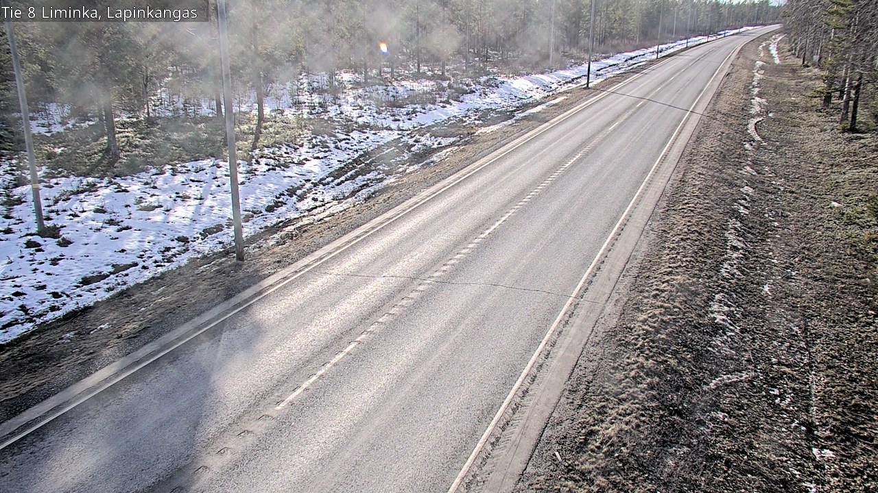 Weather Camera Image Road 8 Liminka, Lapinkangas, Liminka, Pohjois-Pohjanmaa