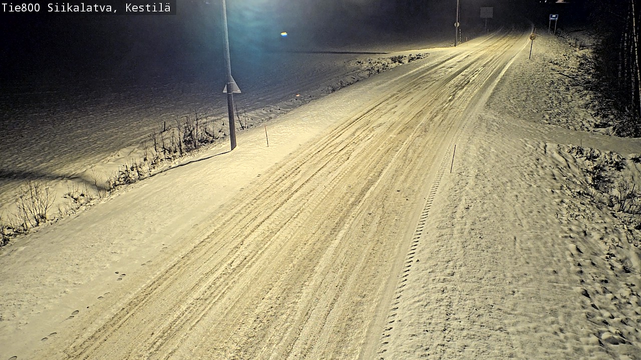 Weather Camera Image Road 800 Siikalatva Kestilä, Siikalatva, Pohjois-Pohjanmaa