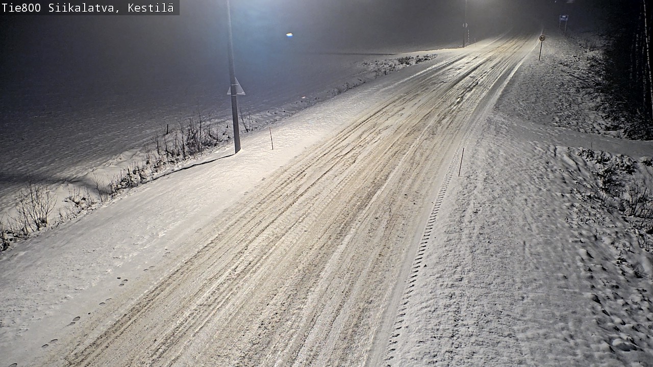 Weather Camera Image Road 800 Siikalatva Kestilä, Siikalatva, Pohjois-Pohjanmaa