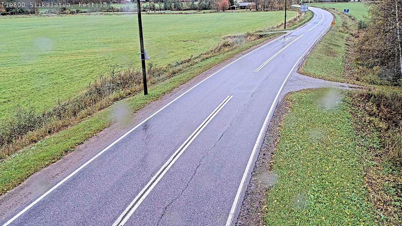 Weather Camera Image Road 800 Siikalatva Kestilä, Siikalatva, Pohjois-Pohjanmaa