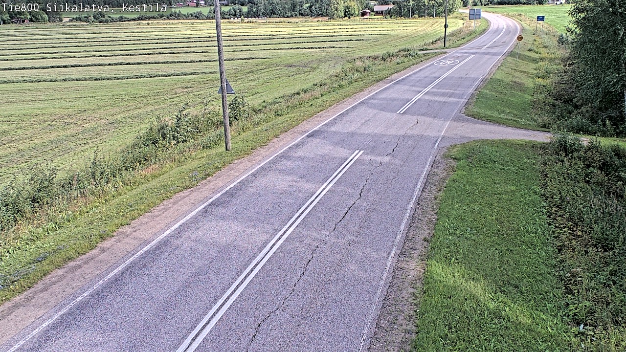 Weather Camera Image Väg 800 Siikalatva Kestilä, Siikalatva, Pohjois-Pohjanmaa