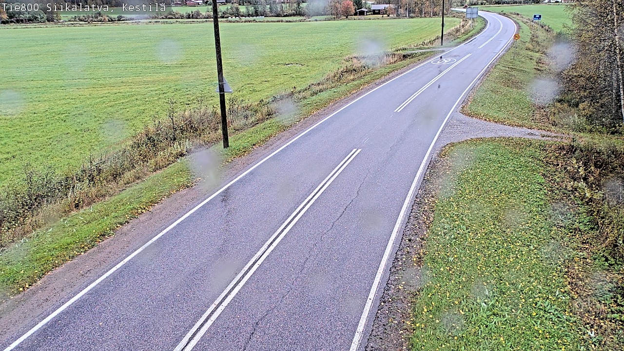 Weather Camera Image Road 800 Siikalatva Kestilä, Siikalatva, Pohjois-Pohjanmaa